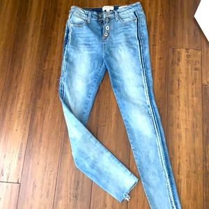 Jessica Simpson washed out jeans